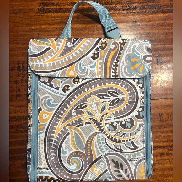 Thirty One Hanging Travel Jewelry Keeper Bag Parisian Garden NWOT - Picture 1 of 9